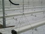 0042 Монтаж подвесных лотков для выращивания томатов в промышленной теплице